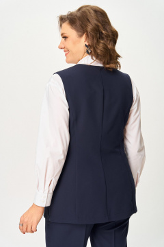 Жилет ANASTASIA MAK 1270-5 синий - фото 3