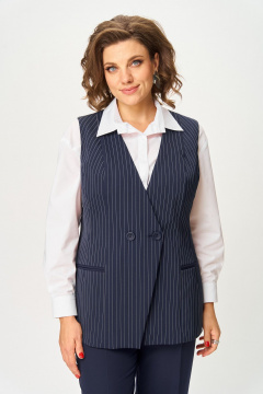 Жилет ANASTASIA MAK 1270-5 синий - фото 2