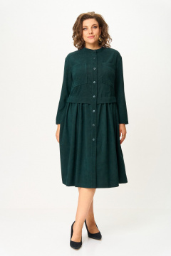 Платье ANASTASIA MAK 1301 зеленый - фото 1