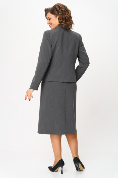 Жакет, юбка ANASTASIA MAK 1303 серый - фото 4