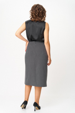 Жакет, юбка ANASTASIA MAK 1303 серый - фото 5