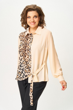 Блуза ANASTASIA MAK 1278 персик - фото 1