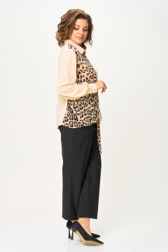 Блуза ANASTASIA MAK 1278 персик - фото 4