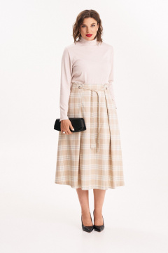 Джемпер и юбка комплектация на каждый день с люверсами Almirastyle 325 - фото 1