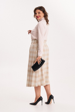 Джемпер и юбка комплектация на каждый день с люверсами Almirastyle 325 - фото 5