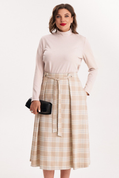 Джемпер и юбка комплектация на каждый день с люверсами Almirastyle 325 - фото 3