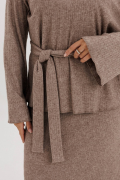 Джемпер и юбка в стиле повседневный из трикотажа Fantazia Mod 4925 - фото 5