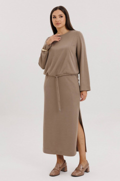 Демисезонный трикотажный комплект юбки и джемпера на резинке Fantazia Mod 4987 - фото 1