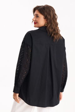 Рубашка Almirastyle 452 черный - фото 5