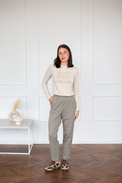 Брюки Купалинка 603927.158-164 зеленый - фото 1