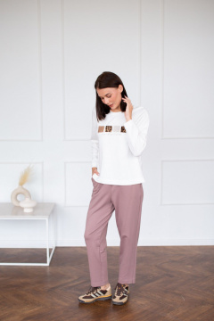 Брюки Купалинка 603928.158-164 тауп - фото 2