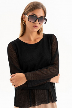 Джемпер Luna 255 черный - фото 1