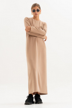Платье Luna 256 бежевый - фото 1