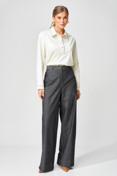 Брюки, джемпер Gizart 5415 молочный,серый - фото 1