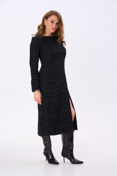 Платье NikVa 998-2 чёрный - фото 3
