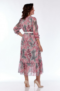 Платье Moda Versal П2483 бирюза-коралл - фото 5