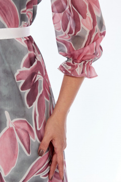 Платье Moda Versal П2483 бирюза-коралл - фото 3