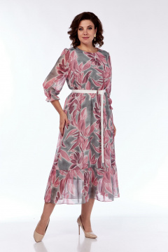 Платье Moda Versal П2483 бирюза-коралл - фото 1