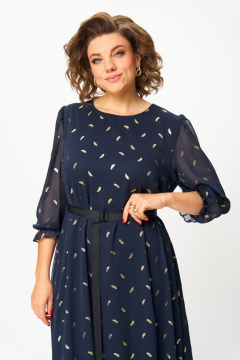 Платье Moda Versal П2483 синий - фото 2