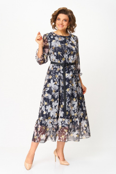 Платье Moda Versal П2483 т.синий - фото 1