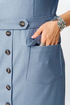 Платье Moda Versal П2559 голубой - фото 3