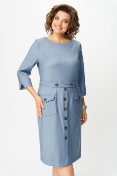 Платье Moda Versal П2559 голубой - фото 2