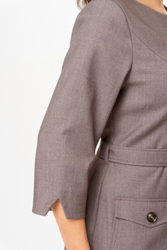 Платье Moda Versal П2559 коричневый - фото 4