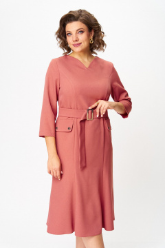 Платье Moda Versal П2560 терракот - фото 2