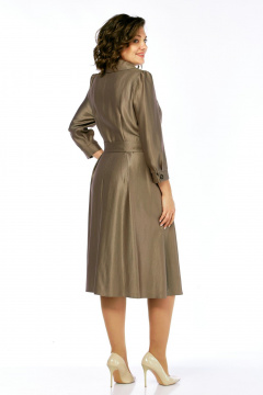 Платье Moda Versal П2564 коричневый - фото 4