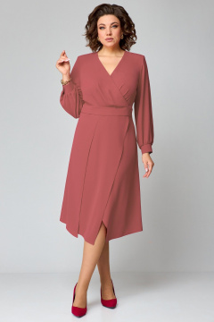 Платье Мишель стиль 1235-1 терракот - фото 1