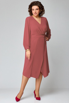 Платье Мишель стиль 1235-1 терракот - фото 3