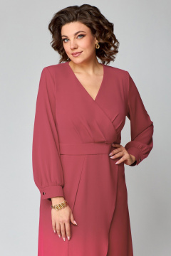 Платье Мишель стиль 1235-1 ягодный - фото 4