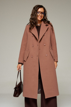 Пальто Beautiful&Free 7029 какао - фото 3