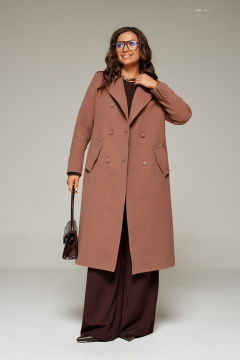 Пальто Beautiful&Free 7029 какао - фото 2