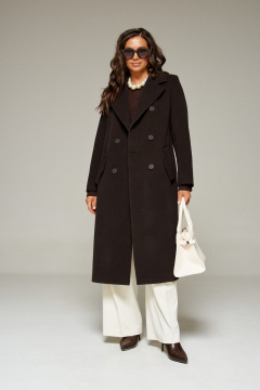 Пальто Beautiful&Free 7029 шоколад - фото 1