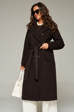 Пальто Beautiful&Free 7029 шоколад - фото 4