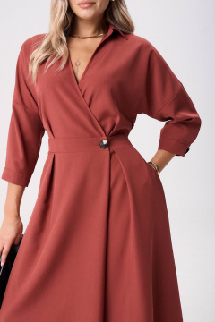 Платье Anastasia 1229.1 клюква - фото 5