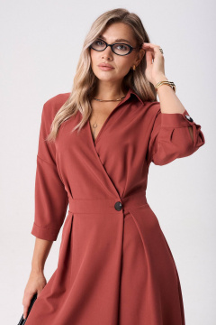 Платье Anastasia 1229.1 клюква - фото 3