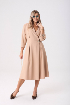 Платье Anastasia 1229.1 бежевый - фото 1