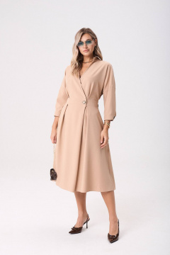 Платье Anastasia 1229.1 бежевый - фото 5