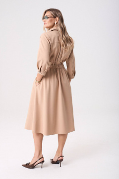 Платье Anastasia 1229.1 бежевый - фото 3