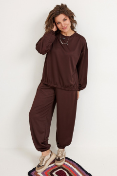 Брюки, свитшот BegiModa 3099 мокко - фото 3