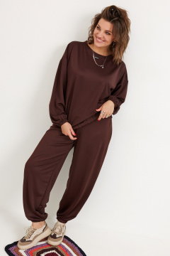 Брюки, свитшот BegiModa 3099 мокко - фото 2