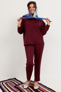 Брюки, свитшот BegiModa 3100 вишня - фото 2