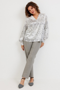 Блуза BegiModa 4142 круги_на_белом - фото 3