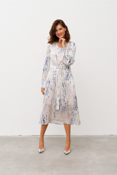 Платье Morozov Amavie 1.2133_А2 бежево-голубой - фото 4