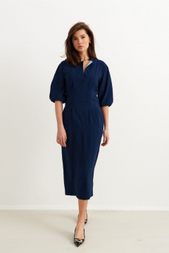 Платье Morozov Amavie 1.2161 _A1 темно-синий - фото 4