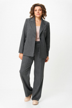 Брюки, жакет Vilena 1019 серый - фото 1