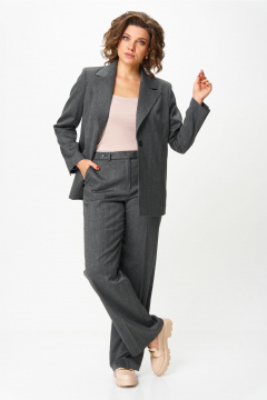 Брюки, жакет Vilena 1019 серый - фото 2