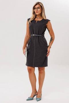 Сарафан Anelli 1699 шотландский_серый - фото 1